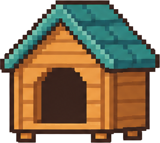 Pixel cat house